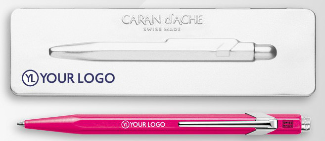 CARAN d'ACHE Kugelschreiber 849 mit Firmenlogo