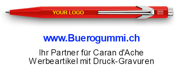 Caran d'Ache 849 Druck - Gravur