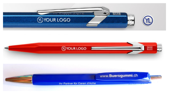 Caran d'Ache Kugelschreiber mit Logo bedruckt